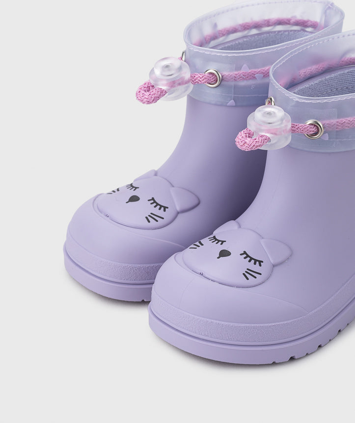 Igor Girl's Mendi Gato Rain Boots - Malva