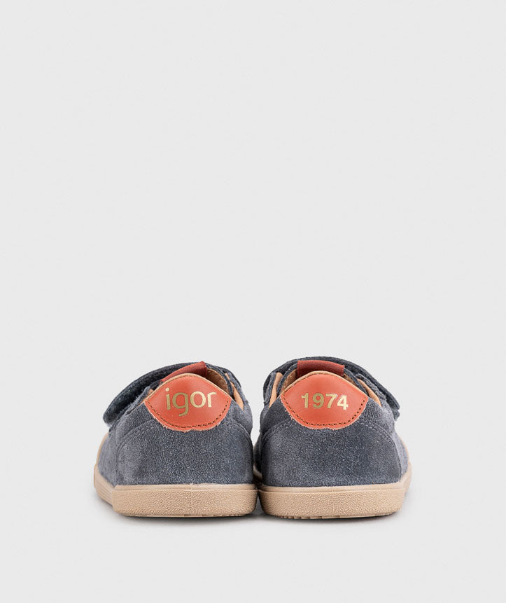 Igor Boy's and Girl's Tennis Suede Shoes - Gris Az
