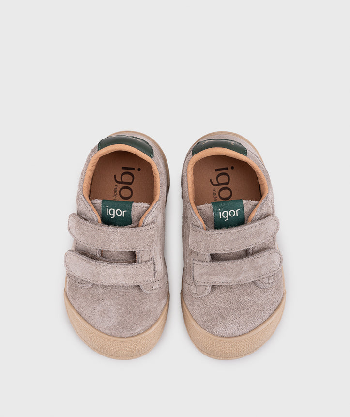 Igor Boy's and Girl's Tennis Suede Shoes - Topo