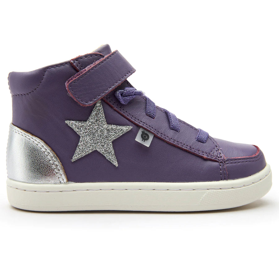 Old Soles Girl's 6104 Champster Sneakers - Lavender/Silver/Glam Argent