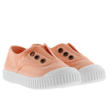 Victoria Girl's Inglesa DREC Canvas Trainers - Coralina