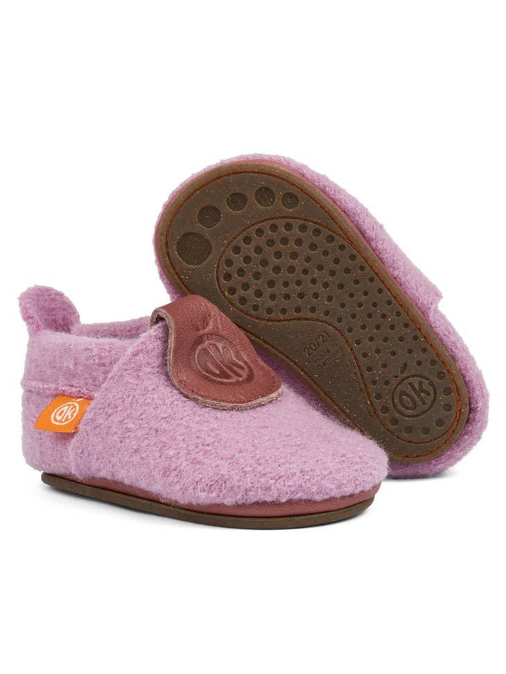 Orangenkinder Girl's AMIGO Wolli Barefoot Shoes, Purple