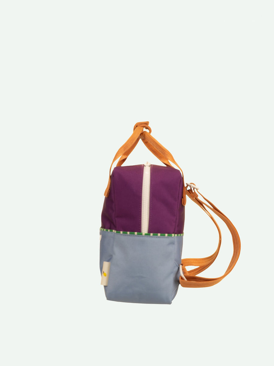 Sticky Lemon Better Together Colorblocking Small Backpack - Purple Tights / Badminton Blue