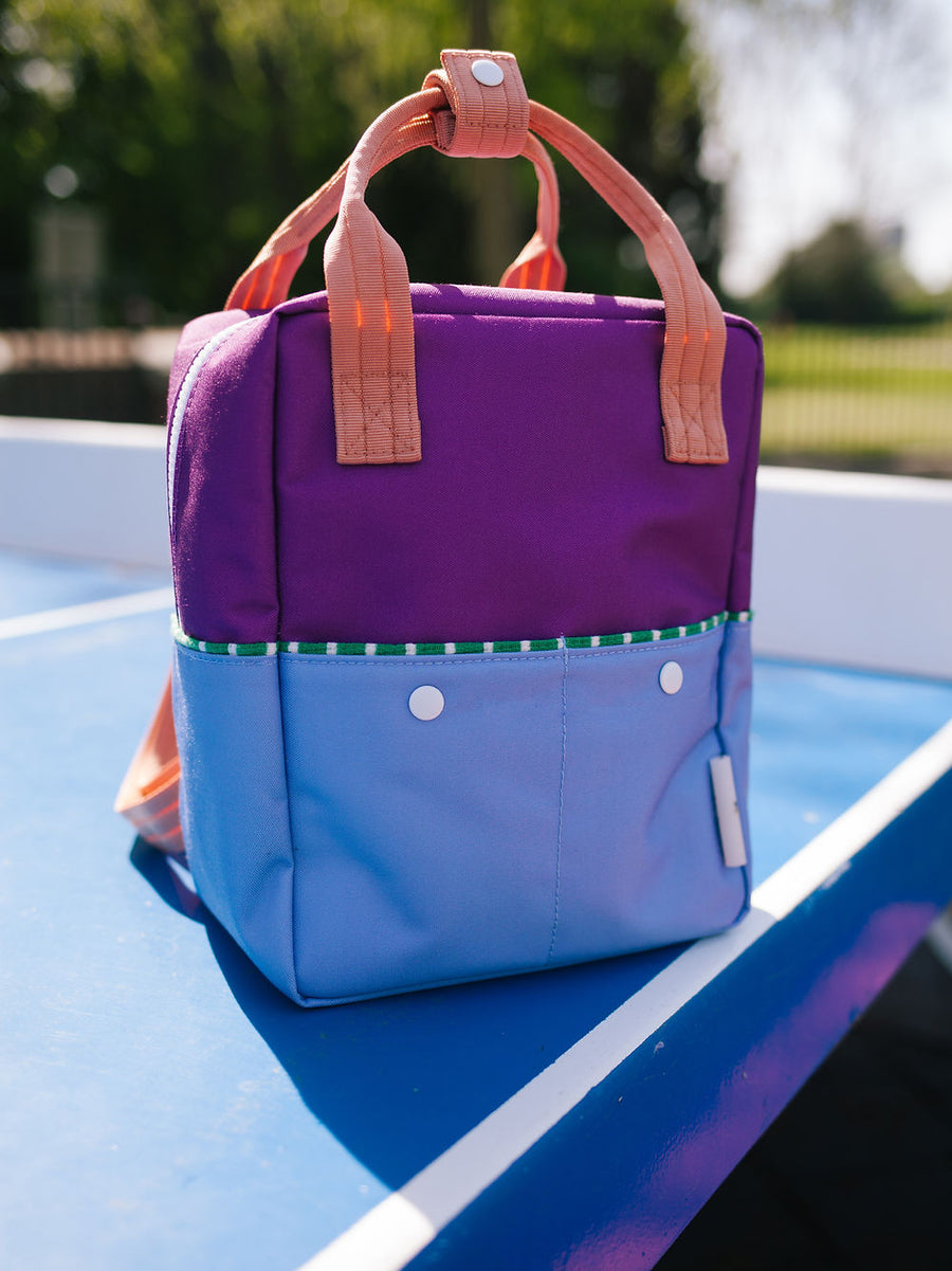 Sticky Lemon Better Together Colorblocking Small Backpack - Purple Tights / Badminton Blue