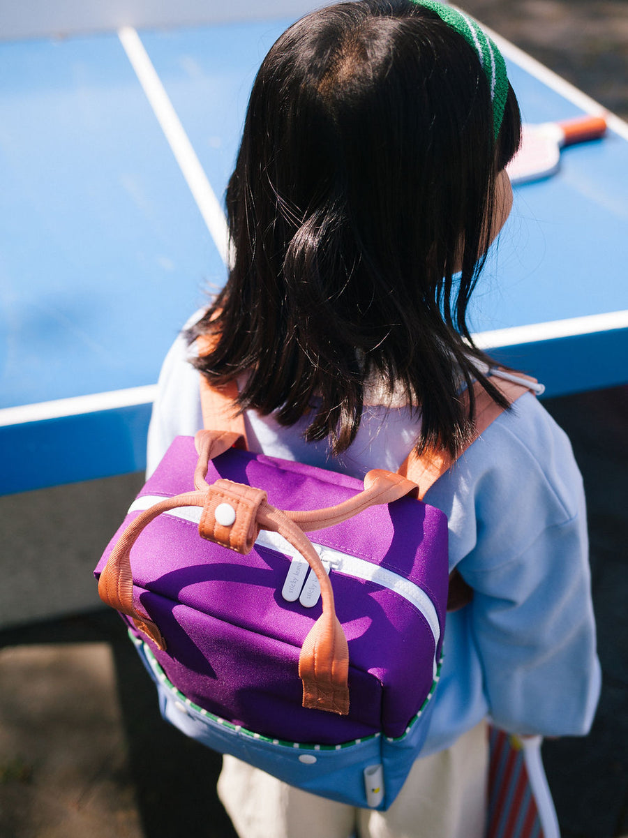 Sticky Lemon Better Together Colorblocking Small Backpack - Purple Tights / Badminton Blue