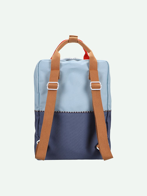 Sticky Lemon Colorblocking Collection Large Backpack - Zissou Blue / Blue Whale