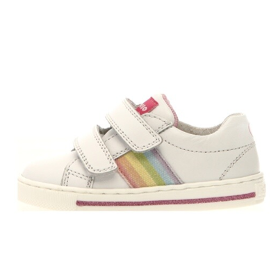 Falcotto Girl's Verit Vl Casual Shoes - White / Pink