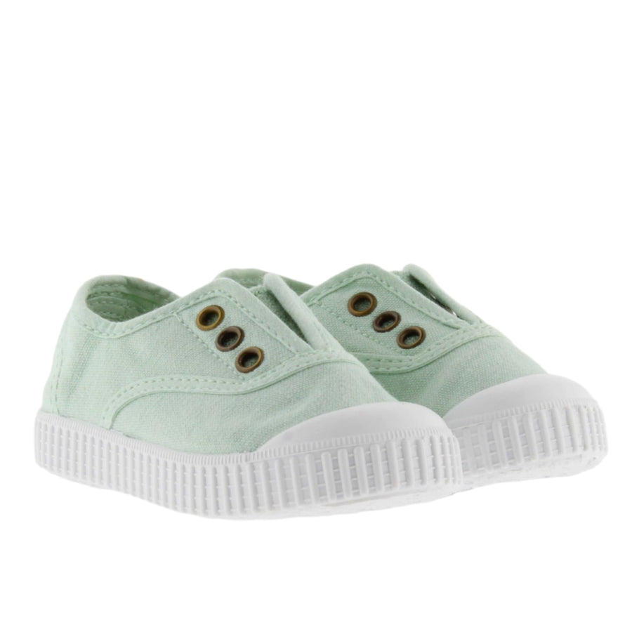 Victoria Girl's Inglesa DREC Canvas Trainers - Melon