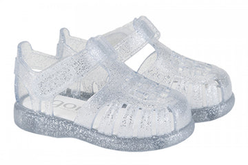 Igor Girl's Tobby Gloss Glitter Sandals - Transparente