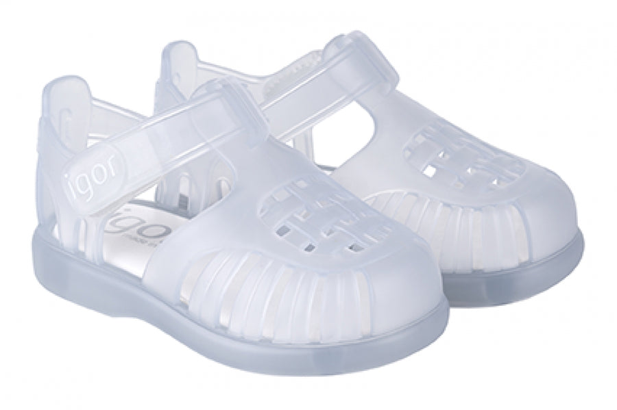 Igor S10233 Boy's and Girl's Tobby Sandal - Blanco