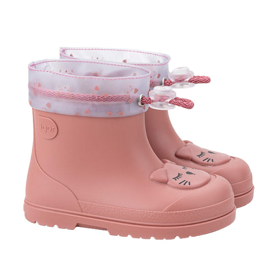 Igor Girl's Mendi Gato Rain Boots - Rose