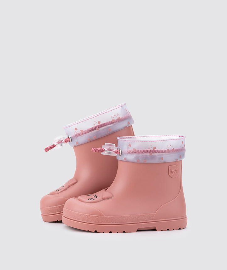 Igor Girl's Mendi Gato Rain Boots - Rose