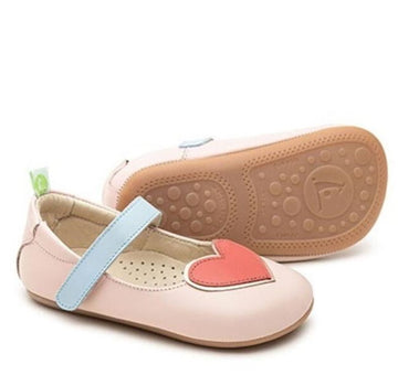Tip Toey Joey Girl's Hearty Mary Jane, Cotton Candy/ Coral Matte
