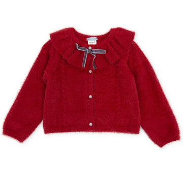 Tutto Piccolo 2531 Sweater Cardigan, Red
