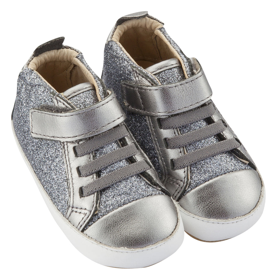 Old Soles Girl's and Boy's Cheer Glam, Gunmetal