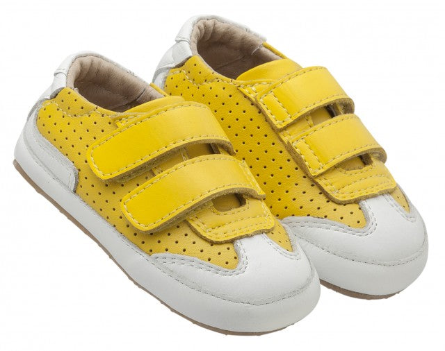 Old Soles Girl's and Boy's 0025R Chaser Sneakers, Sunflower/Snow