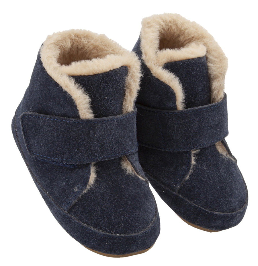 Old Soles Softly Booties  - Navy Suede