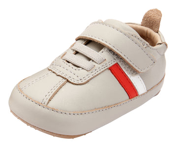 Old Soles Boy's and Girl's 0039R Rework Shoes - Gris/Snow/Bright Red/Gris