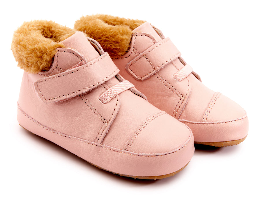 Old Soles Girl's 0040R Mountain Bub Sneaker Booties - Powder Pink