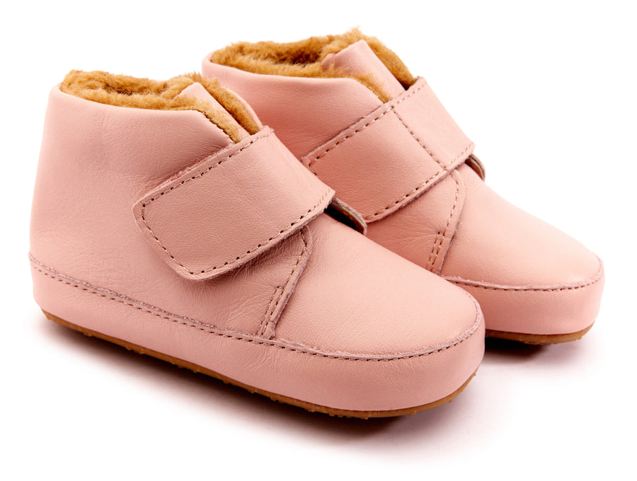 Old Soles Girl's 0044R Shloofy Sneaker Booties - Powder Pink