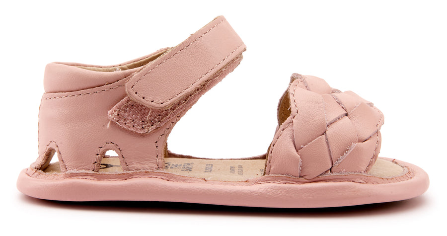 Old Soles Girl's 0047 Platted -Bub Sandals - Powder Pink