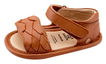 Old Soles Girl's 0047 Platted -Bub Sandals - Tan