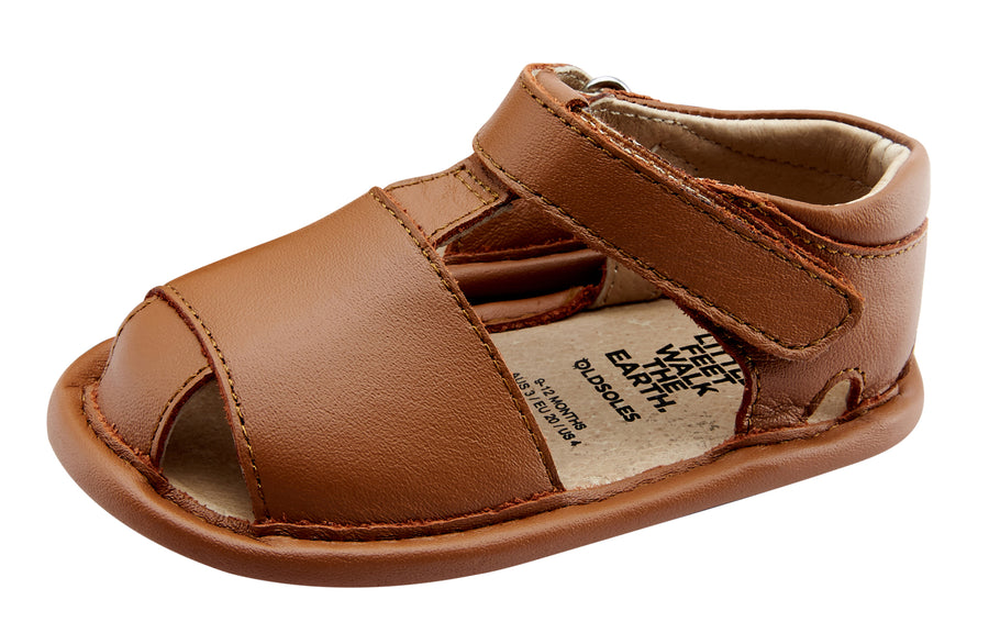 Old Soles Girl's and Boy's 0068 Lap Sandal - Tan