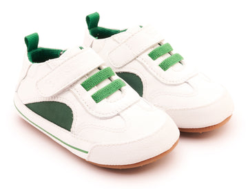 Old Soles Boy's & Girl's 0078RT Meshy Casual Shoes - Snow / Green