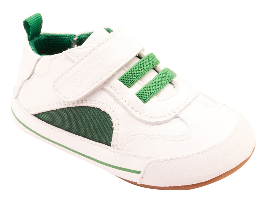 Old Soles Boy's & Girl's 0078RT Meshy Casual Shoes - Snow / Green