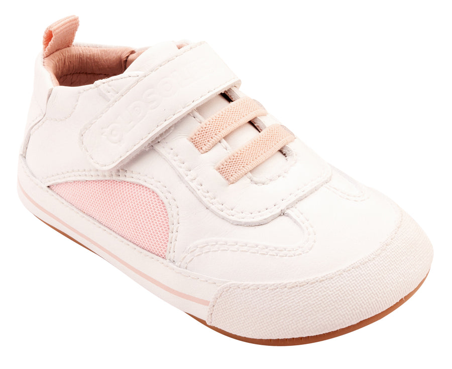 Old Soles Girl's 0078RT Meshy Casual Shoes - Snow / Powder Pink