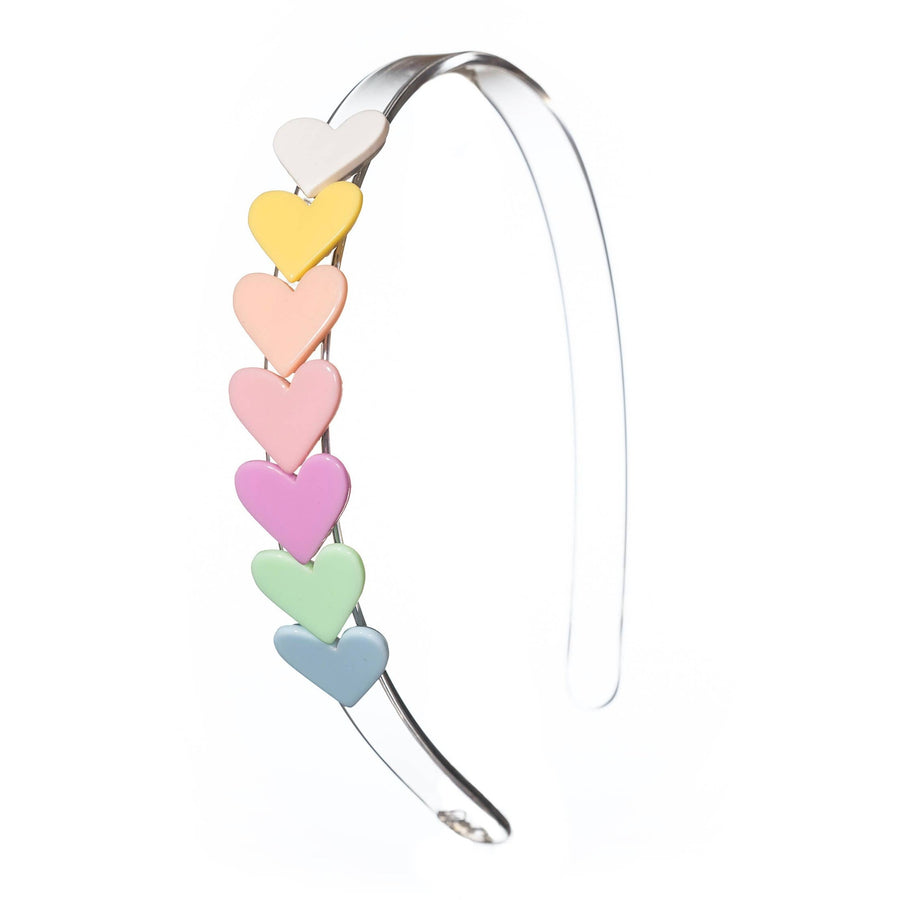 Lilies & Roses NY Heart Candy Centipede Headband, Pastel Colors