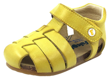 Falcotto Boy's and Girl's Alby Fisherman Sandals, Yellow Giallo