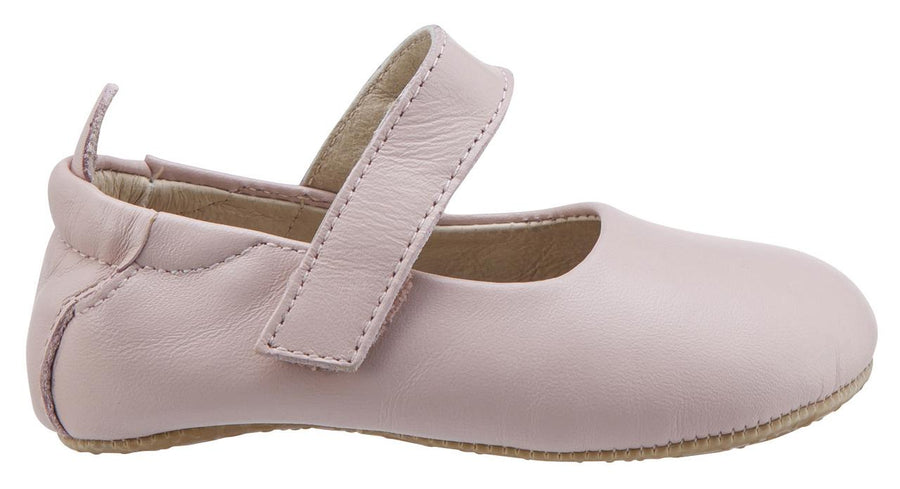 Old Soles Girl's Gabrielle Powder Pink Soft Leather Mary Jane Crib Walker Baby Shoes
