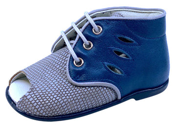 Pataletas Boy's Blue Leather Shoe