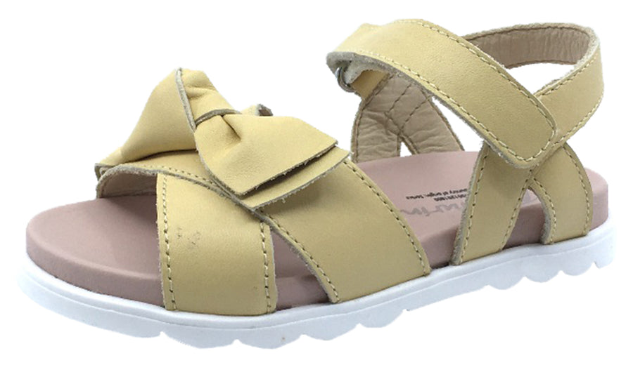 Naturino Girl's Blyde Leather Sandals, Paglia