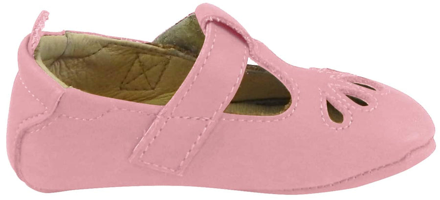 Old Soles Girl's 053 Powder Pink T-Petal Mary Jane Shoe