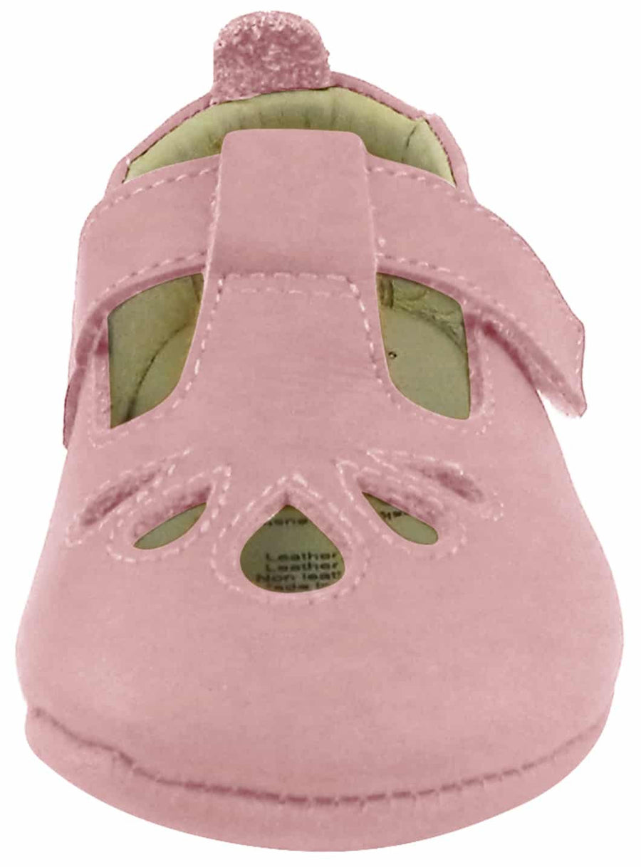 Old Soles Girl's 053 Powder Pink T-Petal Mary Jane Shoe