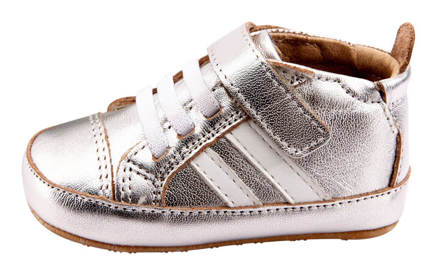 Old Soles Boy's & Girl's 066R High Roller Shoes - Silver/Snow