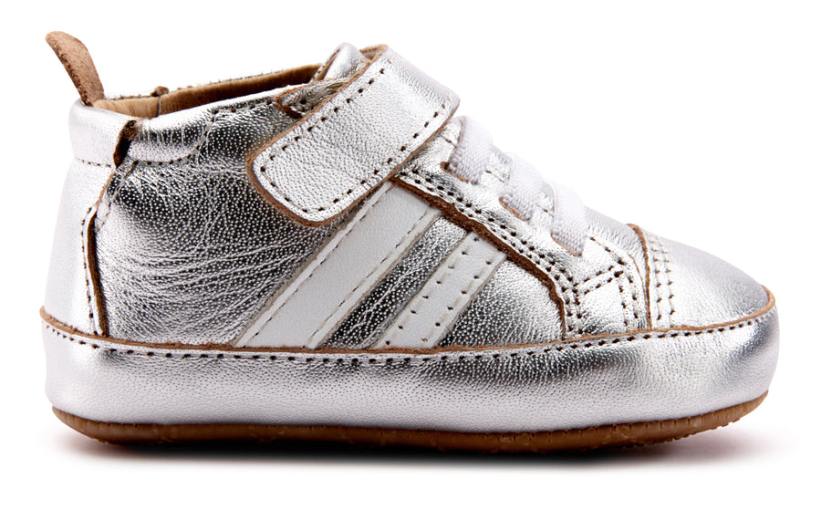 Old Soles Boy's & Girl's 066R High Roller Shoes - Silver/Snow