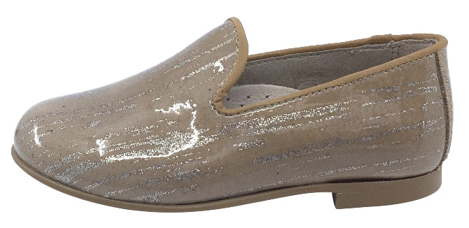 Hoo Shoes Smoking Loafer, Tan Marble