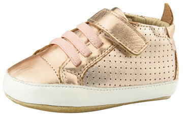 Old Soles Bambini First Walker Sneakers, Copper/White