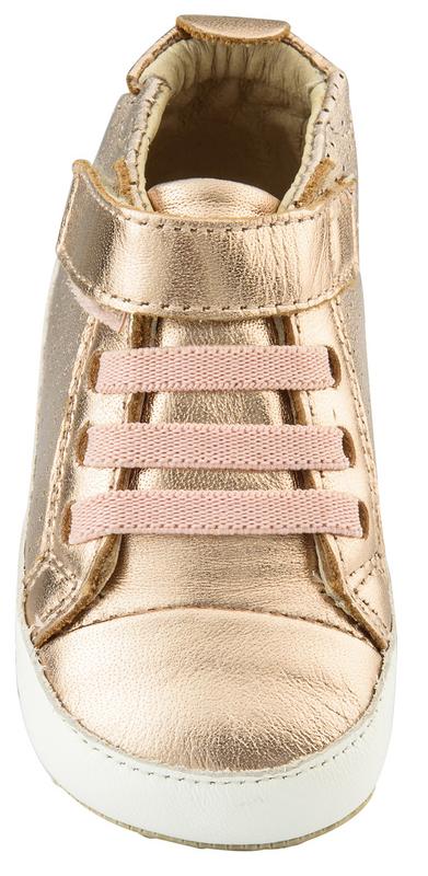 Old Soles Bambini First Walker Sneakers, Copper/White – Just Shoes for Kids