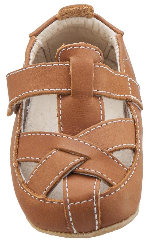 Old Soles Boy's and Girl's Thread Shoe Fisherman Leather Sandals, Tan