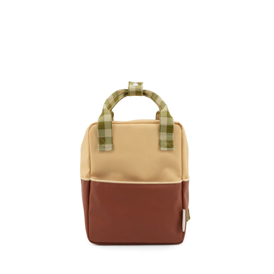Sticky Lemon Colourblocking Small Backpack, Fig Brown/Apple Tree/Vanilla Sorbet