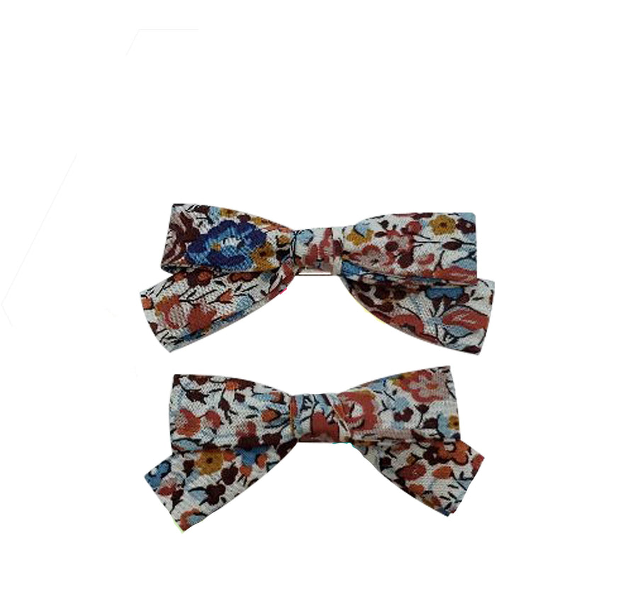 Five / Eleven Hairclip Liberty Bow H Floral Multi