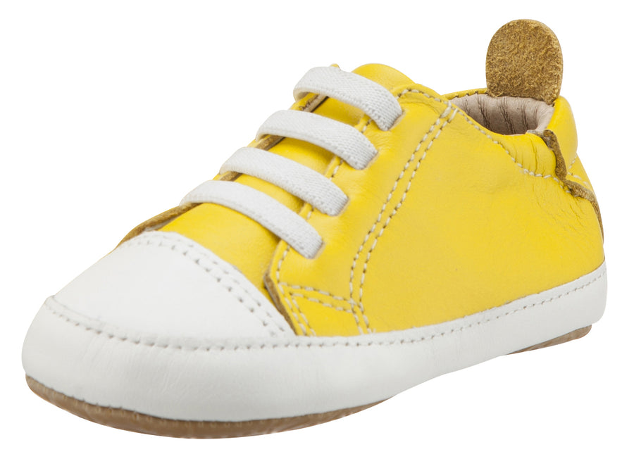 Old Soles Boy's and Girl's Eazy Jogger First Walkers, Sunflower