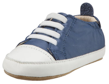 Old Soles Boy's & Girl's 106R Eazy Jogger Vintage Trainer Denim Blue Sneakers