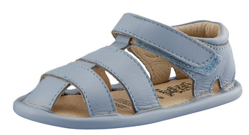 Old Soles Girl's and Boy's Leather Sandy Sandals, Dusty Blue