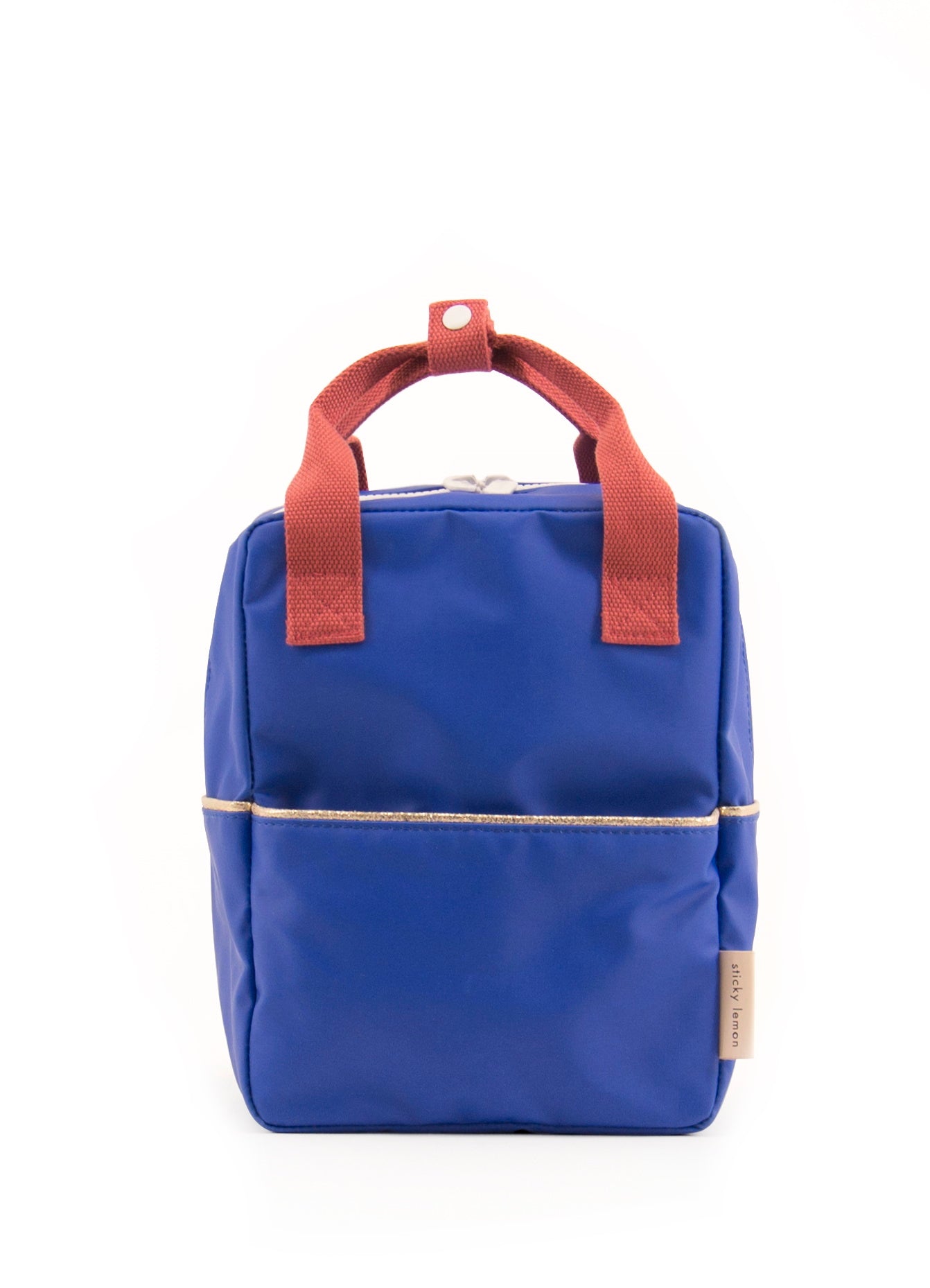 Sticky Lemon Small Backpack, Ink Blue/Gold Trim – Just Shoes for Kids