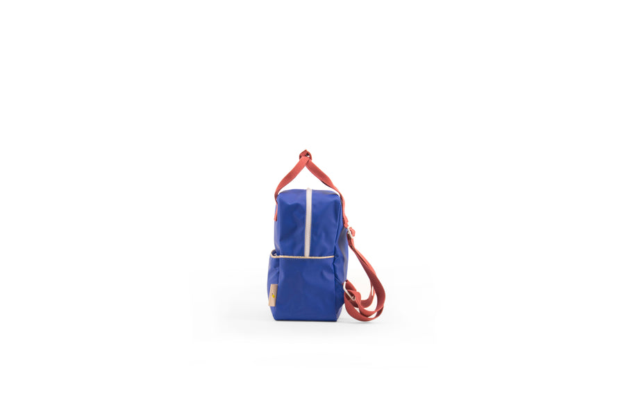 Sticky Lemon Small Backpack, Ink Blue/Gold Trim